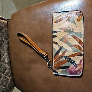 Patricia Nash Multicolor Wristlet Clutch